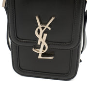 Picture of Saint Laurent Cross Body Victoire Crossbody in Black, Leather