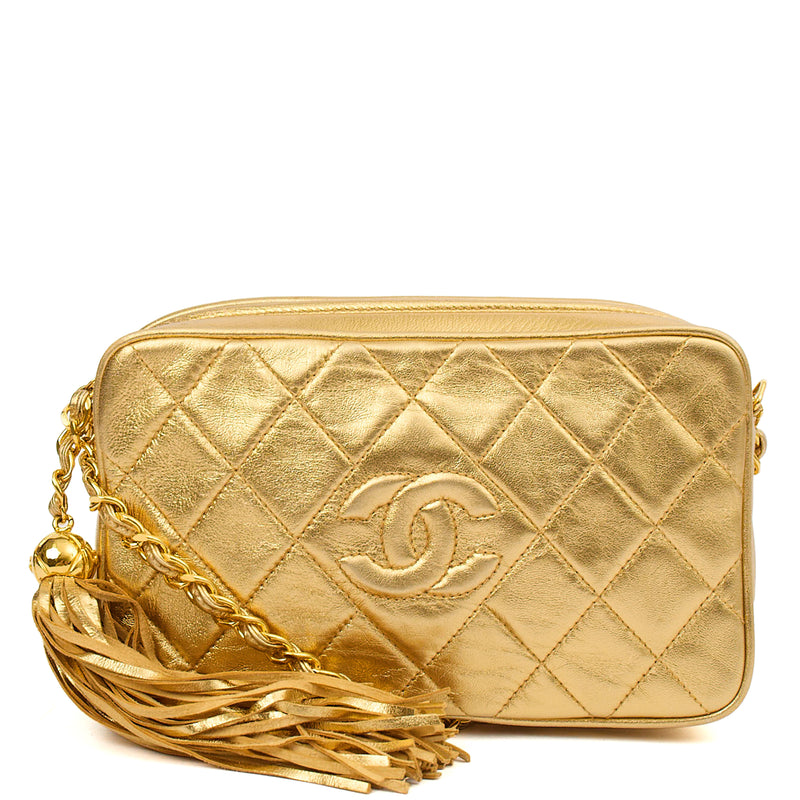 Picture of Chanel Cross Body Vintage Camera Bag  in Metallic, Leather