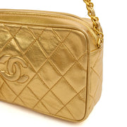 Picture of Chanel Cross Body Vintage Camera Bag  in Metallic, Leather