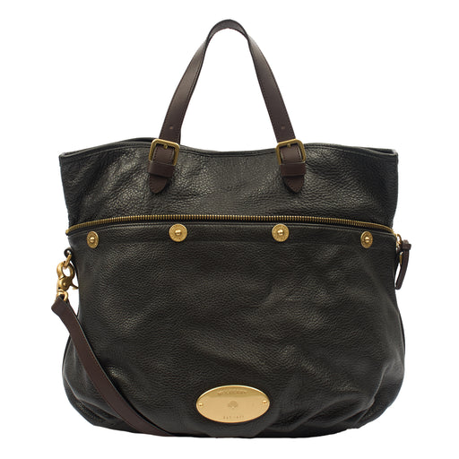 Picture of Mulberry Shoulder Bag Mitzy Tote in Black, Leather