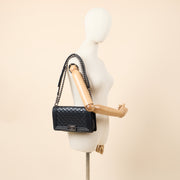 Picture of Chanel Shoulder Bag Boy - Medium in Black, Calfskin Leather
