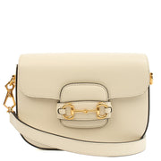 Picture of Gucci Shoulder Bag 1955 Horsebit Shoulder Bag in White, Leather