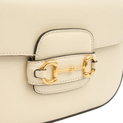 Picture of Gucci Shoulder Bag 1955 Horsebit Shoulder Bag in White, Leather