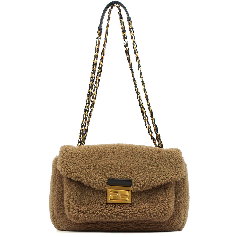 Picture of Fendi Cross Body Baguette in Neutral, Other