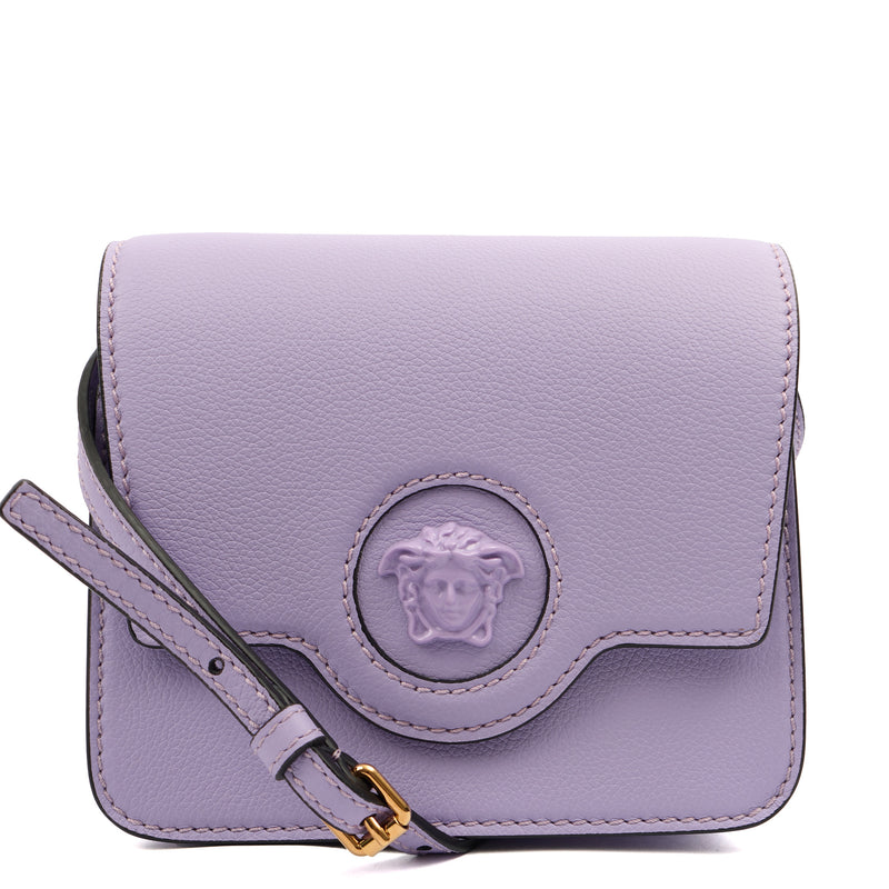 Picture of Versace Cross Body Shoulder Bag in Purple, Leather