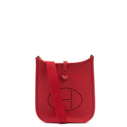 Picture of Hermes Cross Body Evelyne 16 in Rouge Radieux, Clemence Leather
