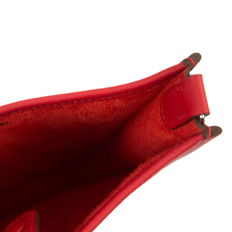 Picture of Hermes Cross Body Evelyne 16 in Rouge Radieux, Clemence Leather