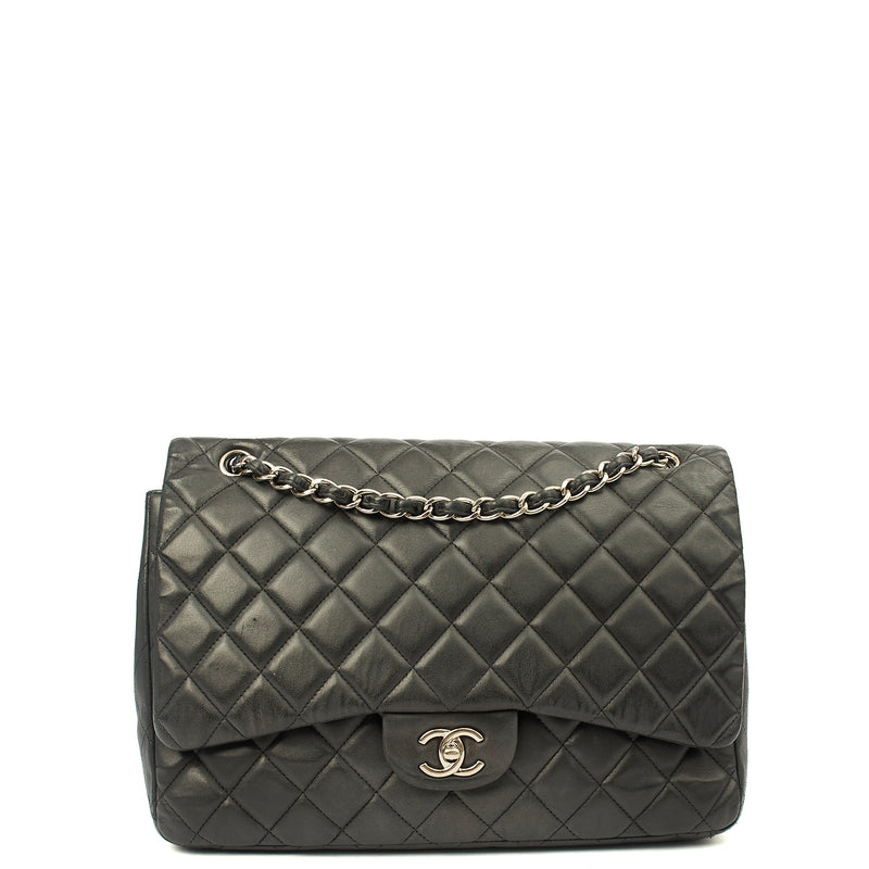 Picture of Chanel Shoulder Bag Classic Single Flap - Maxi in Black, Lambskin Leather