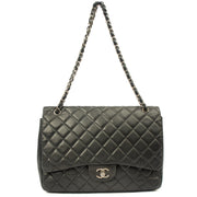 Picture of Chanel Shoulder Bag Classic Single Flap - Maxi in Black, Lambskin Leather