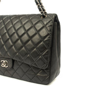 Picture of Chanel Shoulder Bag Classic Single Flap - Maxi in Black, Lambskin Leather