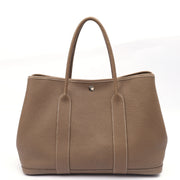 Picture of Hermes Tote Garden Party 30 in Etoupe, Negonda Leather