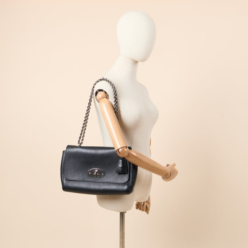 Mulberry Cross Body Lily - Large in Black, Leather