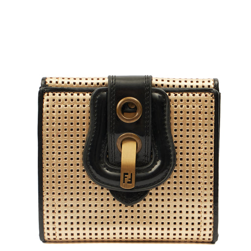 Picture of Fendi Wallet B Bag in Metallic, Leather