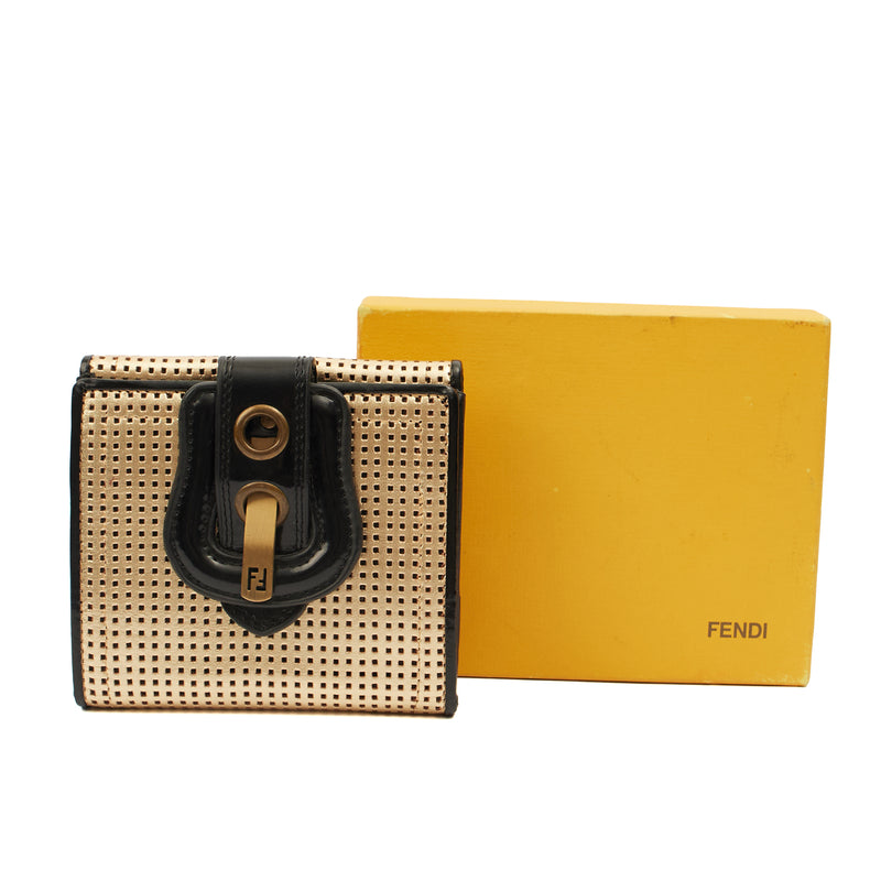 Picture of Fendi Wallet B Bag in Metallic, Leather