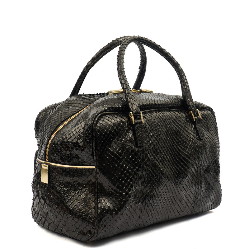 Picture of Anya Hindmarch Shoulder Bag Shoulder Bag in Black, Exotic Effect Leather