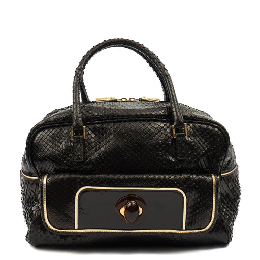 Picture of Anya Hindmarch Shoulder Bag Shoulder Bag in Black, Exotic Effect Leather
