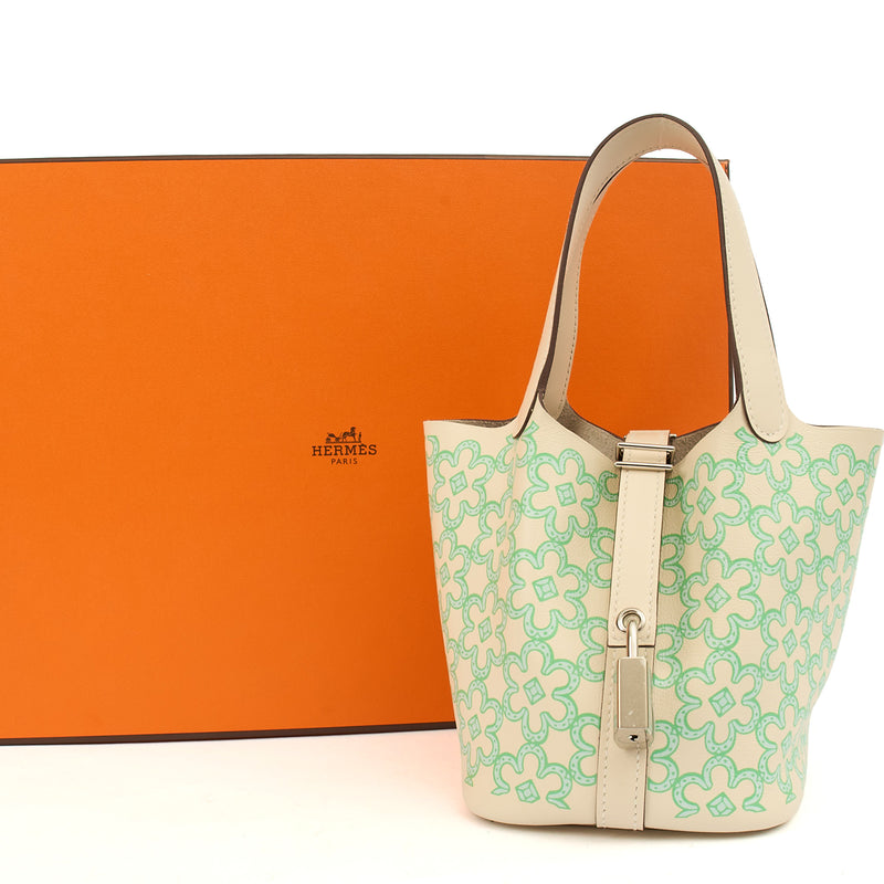 Picture of Hermes Mini Bag Picotin - Micro in Nata, Swift (Gulli35) Leather