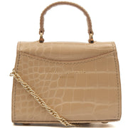 Picture of Aspinal of London Mini Bag Mayfair - Mini in Neutral, Exotic Effect Leather
