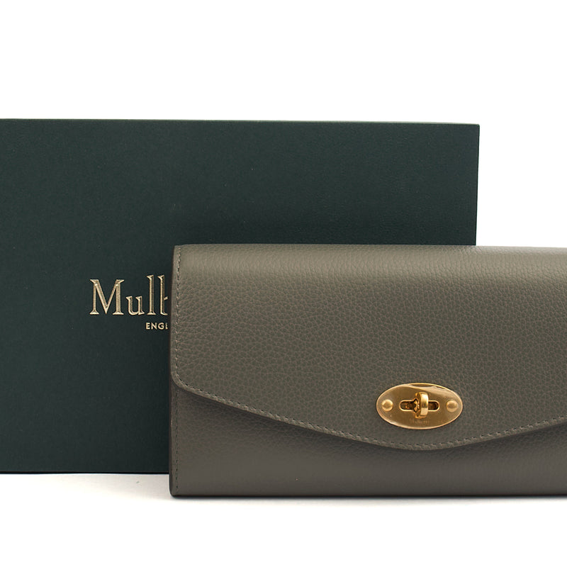 Picture of Mulberry Wallet Darley Wallet in Grey, Calfskin Leather
