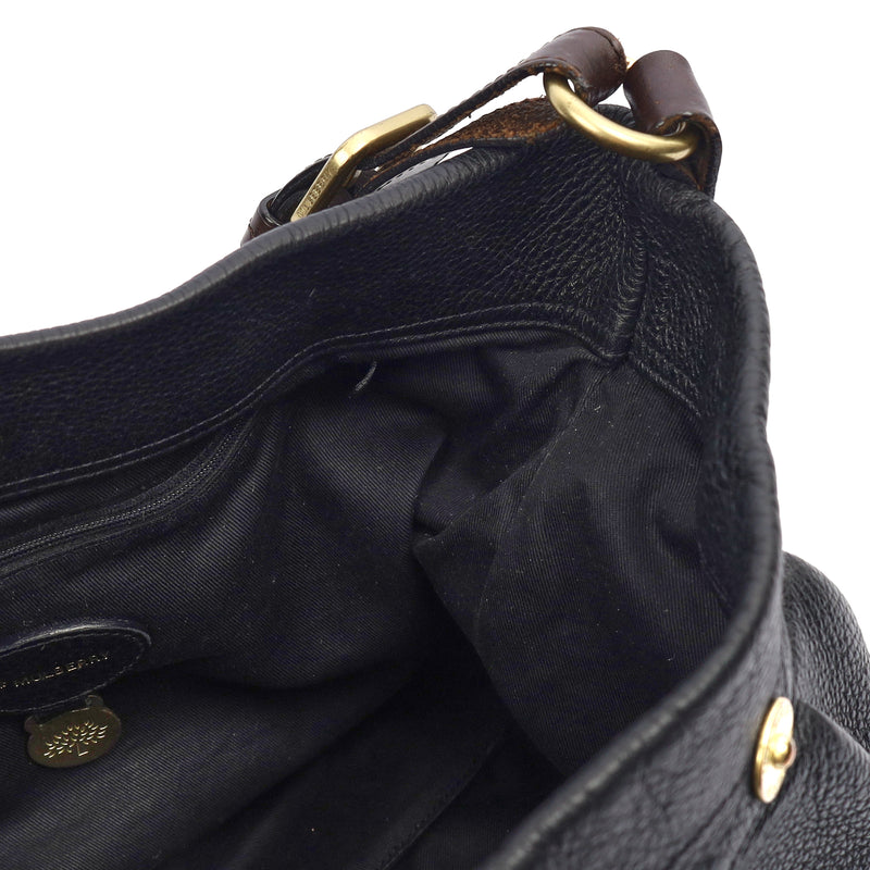 Picture of Mulberry Tote Mitzy Hobo in Black, Calfskin Leather