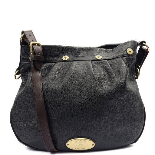 Picture of Mulberry Tote Mitzy Hobo in Black, Calfskin Leather