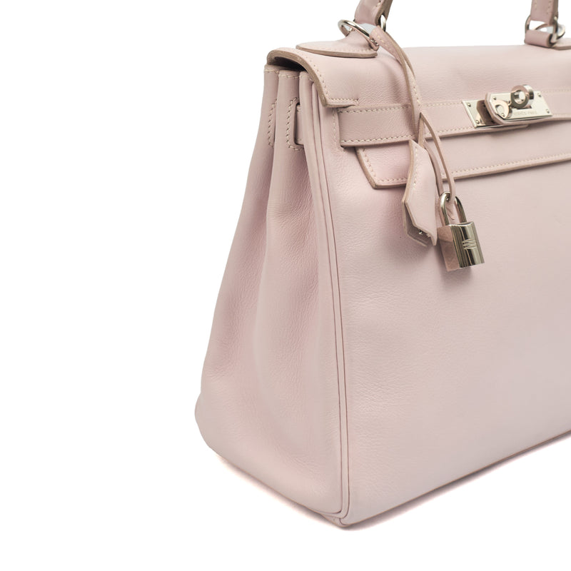 Picture of Hermes Top Handle Kelly 28 in Rose Dragee, Swift (Gulli35) Leather