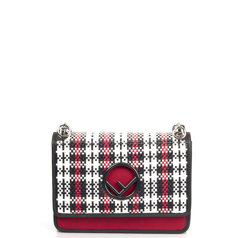 Picture of Fendi Shoulder Bag Kan I F Wallet On Chain in Multi, Leather