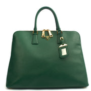 Picture of Prada Tote Lux Tote in Green, Saffiano Leather