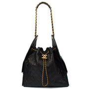 Picture of Chanel Shoulder Bag Chanel 25 - Medium in Black, Calfskin Leather