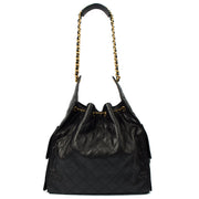 Picture of Chanel Shoulder Bag Chanel 25 - Medium in Black, Calfskin Leather