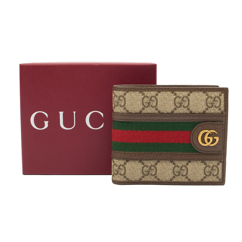 Picture of Gucci Wallet Ophidia Wallet in Brown, Leather