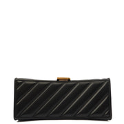 Picture of Balenciaga Top Handle Hourglass Top Handle Small in Black, Veau (Calfskin)