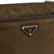 Picture of Prada Cross Body Nylon Messenger in Green, Nylon