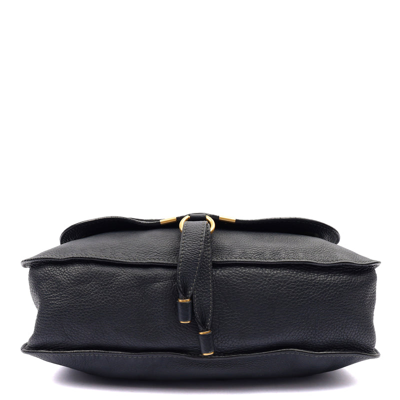 Picture of Chloe Tote Marcie Satchel in Blue, Calfskin Leather
