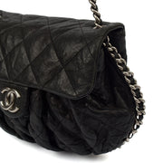 Picture of Chanel Cross Body Chain Flap Bag in Black, Calfskin Leather