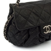 Picture of Chanel Cross Body Chain Flap Bag in Black, Calfskin Leather