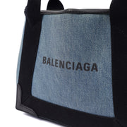 Picture of Balenciaga Mini Bag Cabas  in Blue, Fabric
