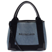 Picture of Balenciaga Mini Bag Cabas  in Blue, Fabric