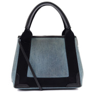 Picture of Balenciaga Mini Bag Cabas  in Blue, Fabric