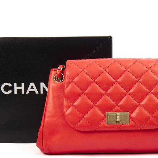 Picture of Chanel Shoulder Bag Reissue Accordion Flap in Red, Lambskin Leather