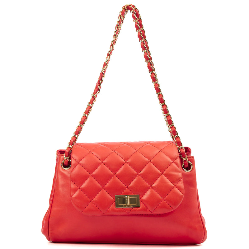 Picture of Chanel Shoulder Bag Reissue Accordion Flap in Red, Lambskin Leather