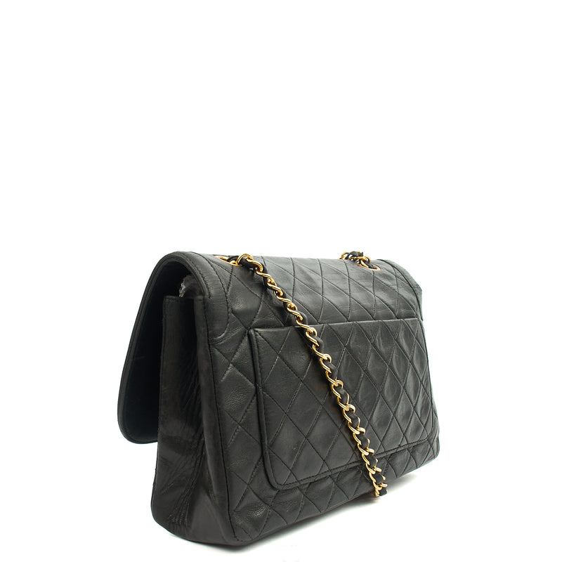 Picture of Chanel Shoulder Bag Vintage Flap Bag  in Black, Lambskin Leather