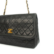 Picture of Chanel Shoulder Bag Vintage Flap Bag  in Black, Lambskin Leather