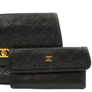 Picture of Chanel Shoulder Bag Vintage Flap Bag  in Black, Lambskin Leather