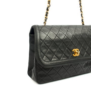 Picture of Chanel Shoulder Bag Vintage Flap Bag  in Black, Lambskin Leather