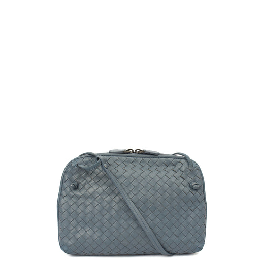 Picture of Bottega Veneta Cross Body Intrecciato Crossbody in Black, Intrecciato Nappa