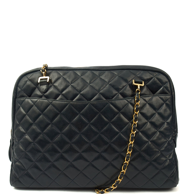 Picture of Chanel Tote Vintage Tote in Black, Lambskin Leather