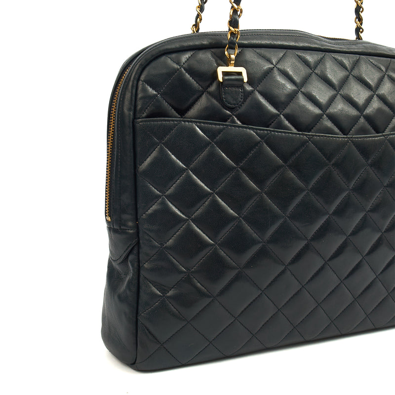 Picture of Chanel Tote Vintage Tote in Black, Lambskin Leather