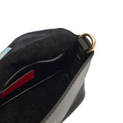 Picture of Valentino Shoulder Bag Demilune Shoulder Bag in Black, Calfskin