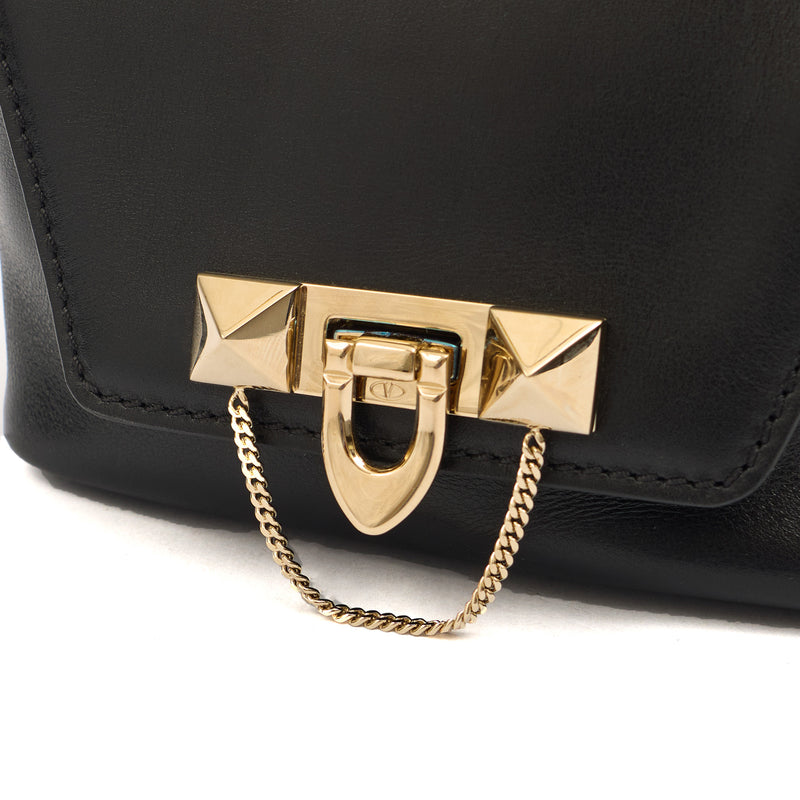 Picture of Valentino Shoulder Bag Demilune Shoulder Bag in Black, Calfskin